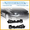 Partuto 1 Pair Left and Right Side Front Bumper Mounting Support Bracket 84081022 for Chevy Malibu 2016-2022 Replacement view 4