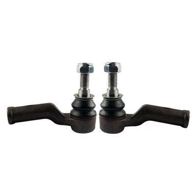 Pair 2 Front Outer Tie Rod End, Steering Tie Rod End Kit for Volvo