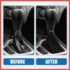 ACROPIX Car Shift Boot Cover Universal Gear Shift Knob Boot Dust Cover Suede Black Car Parts view 3