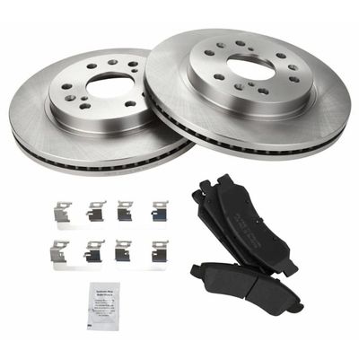 Luylxlmg Front Posi Semi Metallic Brake Pads & Rotors Kit Compatible with Cadillac Chevy GMC Truck BKA11287