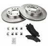 Luylxlmg Front Posi Semi Metallic Brake Pads & Rotors Kit Compatible with Cadillac Chevy GMC Truck BKA11287 view 1