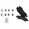 Luylxlmg Front Posi Semi Metallic Brake Pads & Rotors Kit Compatible with Cadillac Chevy GMC Truck BKA11287 view 4