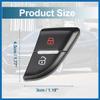 A ABSOPRO Central Door Lock Switch Button Cover Front Left 8K1962107AV10 for Audi A4 S4 B8 2008 2009 2010 2011 2012 2013 2014 Black Item Replacement view 4