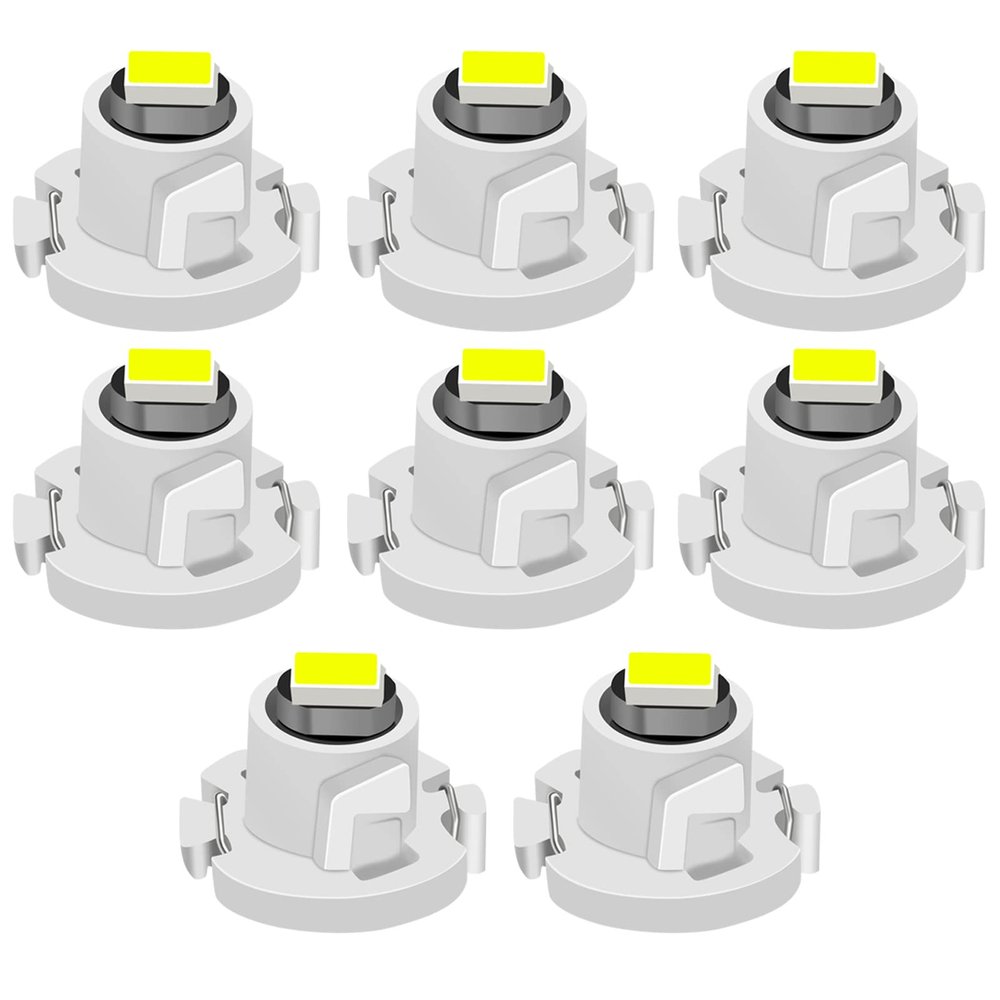 Tongze 8Pcs Red T3 Led Bulbs: 3020 Chip Neo Wedge Led Dash Instrument Lights Bulbs Replacement Universal for Car Dashboard Lights Clock Light Engine Transmission AC Radio Switch Indication Bulb