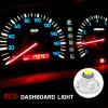 Tongze 8Pcs Red T3 Led Bulbs: 3020 Chip Neo Wedge Led Dash Instrument Lights Bulbs Replacement Universal for Car Dashboard Lights Clock Light Engine Transmission AC Radio Switch Indication Bulb view 2