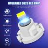 Tongze 8Pcs Red T3 Led Bulbs: 3020 Chip Neo Wedge Led Dash Instrument Lights Bulbs Replacement Universal for Car Dashboard Lights Clock Light Engine Transmission AC Radio Switch Indication Bulb view 3