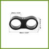 HOPESPANNER 4pcs Black AN12 24mm Hose Separator Clamp Fitting Adapter with Wrench for Car Replace Parts Vehicle Components view 4