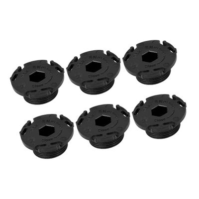 A ABSOPRO 6pcs ABS Car Engine Oil Drain Plug Replacement 11137605018 Item Replacement