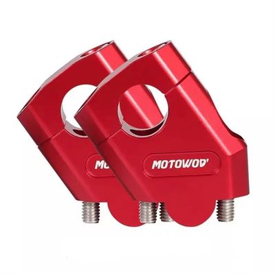 Motorcycle Handlebar Riser 3 Color Motorcycle 22mm 28mm Handlebar Heightening Riser Bar Clamp Mount For H&ONDA NTV650 NTV 650 Deauville 700 Varadero 125(22mm 3)