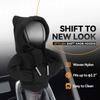 Auto Dynasty 2pcs Car Gear Shift Knob Hoodie, Mini Hoodie Shifter Cover, Automotive Interior Decoration, Gear Shifter Stick Protector, Auto Manual Transmission Lever Cover, Black/Red view 2