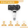 Partuto Tire Pressure Sensor Car Inner TPMS Sensor for McLaren 570S 2016-2019 Plastic Black Durable view 4
