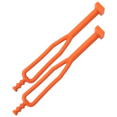 TUSK Kickstand Rubber Strap Pair Orange for KTM 450 XCF-W 2023