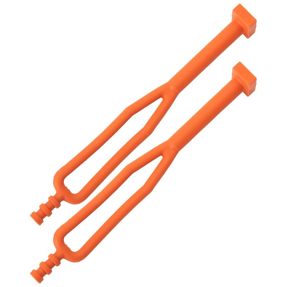 TUSK Kickstand Rubber Strap Pair Orange for KTM 450 XCF-W 2023