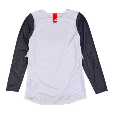 Troy Lee Designs Scout GP Jersey Motorcycle/Dirt Bike Jersey for Adults, Relaxed Ride Fit, Moisture Wicking, High Performance Big Lee Charcoal/Fog, X-Small, SKU 367219011
