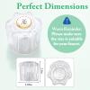 hansengroe RV Faucet Shower Knobs Replacment 2 Piece, Hot and Cold Acrylic Knobs for Faucet Compatible with DF-RKS Outside Bathroom Faucet Parts (Crystal) view 2