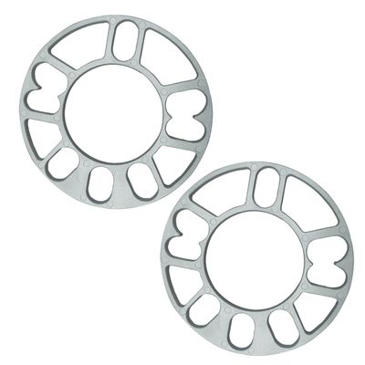 KITUREK 2PCS 3mm Universal Wheel Spacer, Wheel Spacer for 4 Lug and 5 Lug, PCD 100mm to 120mm, Fit for 4X100, 4X114.3, 5x105, 5x108, 5X112, 5x115, 5X114.3, 5x120 Bolt Pattern (3mm)