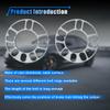 KITUREK 2PCS 3mm Universal Wheel Spacer, Wheel Spacer for 4 Lug and 5 Lug, PCD 100mm to 120mm, Fit for 4X100, 4X114.3, 5x105, 5x108, 5X112, 5x115, 5X114.3, 5x120 Bolt Pattern (3mm) view 3