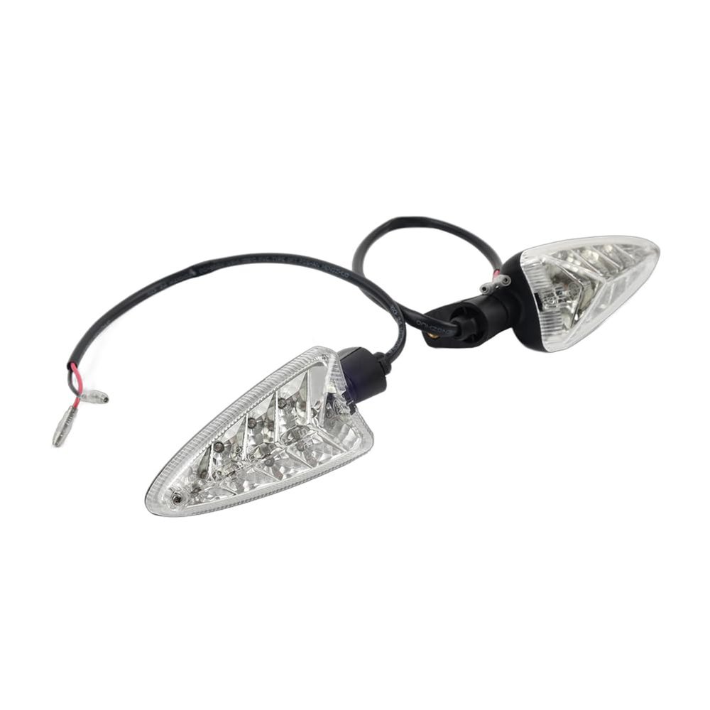 Rbanna1 Motorcycle Turn Signal Indicator LED Light Blinker Front Rear for BMW C600 F800 F650 F700 K1300 R1200 K1200 Plastics Clear