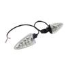 Rbanna1 Motorcycle Turn Signal Indicator LED Light Blinker Front Rear for BMW C600 F800 F650 F700 K1300 R1200 K1200 Plastics Clear view 1