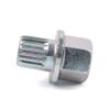 Cnswee6 Wheel Lugnut Removal Socket Lock Nut Key Bolt Adapter Tool 18-Teeth for BMW X1 X2 X3 X4 X5 X6 Series Metal Sliver view 2