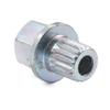 Cnswee6 Wheel Lugnut Removal Socket Lock Nut Key Bolt Adapter Tool 18-Teeth for BMW X1 X2 X3 X4 X5 X6 Series Metal Sliver view 4