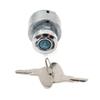 Cnamid5 Switch with Key 66021-55140 Silver Metal for Kubota Tractors M6030DT-N M7030SU M8030 M7030SUDT view 1