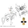 FyJcBdd UANMarine Shift Shaft Bushing Seal Kit for Bell Housing Mercruiser Sterndrive Alpha 1 Gen 2 23-806036A1 Sierra 18-3760 GLM 87562 Parts view 3