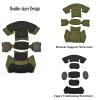 Helmet Cover Cloth,Adjustable Dial Suspension System Chin Strap Tactical Helmet Retention System Chin Strap and Airsoft Helmet Padding Kit Universal EVA Foam Pads Set (Green) view 4