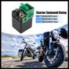 Hihaha Motorcycle Starter Solenoid Relay for Honda CB500X CB750 CB900F CRF450X CRF250L VFR750F VFR800 CTX700 VTX1300C VT1100C 35850-MT4-003 35850-MT4-000 Durable Material view 2