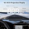 AZIJYV Heads Up Display for Cars, Windshield Speedometer Projector HUD M1white ,Digital Speedometer for Car with Speed,Driving Direction,Overspeed Alarm,Fatigued Driving,Suitable for all models view 2