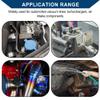 Hihaha Silicone Vacuum Tubing Hose Automotive Vacuum Line for Toyota High Temperature 5.5ft 1/4" 6mm ID 3.5mm Thickness 1 Pc Black view 3
