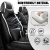 ZWCS Car Seat Cover for Acura RDX 2007-2026, Seat Covers Full Set,Non-Slip Waterproof seat Cover,Wear-Resistant Nappa Leather car seat Covers. (Luxury 5 Seats/Black White) view 2