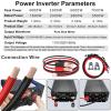Eastnmythet Pure Sine Wave Car Inverter 7000W, DC 12V/24V/48V/60V to AC 110V 220V 230V 240V Voltage Converter, Power Inverter with LCD Display,60V to 110V view 4