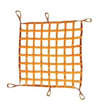 Flat Nylon Sling Hoisting Net, Heavy Duty Motorbike Bungee Cargo Net, Personalized Cargo Net Straps, 0.3-3.5T Square Net Loading And Unloading, Tear Resistant Cargo Lifting Bag(1.5 X 1.5M/Mesh 10cm/Lo