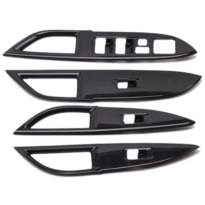 YTRIO ABS Inner Door Armrest Window Lift Switch Button Cover Trim for Mitsubishi Outlander 2013-2019 Car Accessories