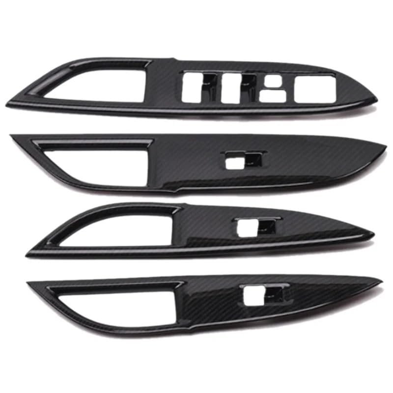 YTRIO ABS Inner Door Armrest Window Lift Switch Button Cover Trim for Mitsubishi Outlander 2013-2019 Car Accessories