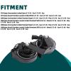 MITZONE Dual Horn Assembly with Bracke Compatible with Commander Jeep Grand Cherokee Liberty 2008-2010 view 2