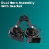 MITZONE Dual Horn Assembly with Bracke Compatible with Commander Jeep Grand Cherokee Liberty 2008-2010 view 4