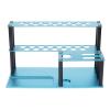 Rust-Free Resilient Aluminum Alloy Screwdrivers Tool Storage Rack for RC Car DIY Tools Organization, Blue Accessory view 1
