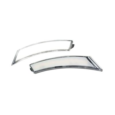 VioziteGam 2X Clear Lens Front Sidemarker Lights & Black ABS Housing Bulbs 2006-2010 2007-2010 for Pontiac for Solstice 2006-2009,for Saturn for Sky 2007-2010 W5W (168)-Bulb Shape Code Smooth