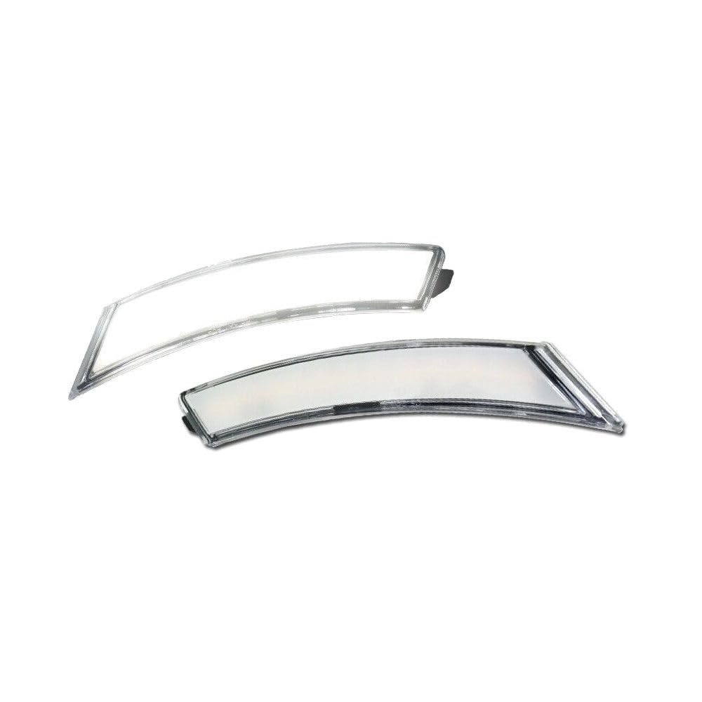 VioziteGam 2X Clear Lens Front Sidemarker Lights & Black ABS Housing Bulbs 2006-2010 2007-2010 for Pontiac for Solstice 2006-2009,for Saturn for Sky 2007-2010 W5W (168)-Bulb Shape Code Smooth