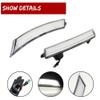 VioziteGam 2X Clear Lens Front Sidemarker Lights & Black ABS Housing Bulbs 2006-2010 2007-2010 for Pontiac for Solstice 2006-2009,for Saturn for Sky 2007-2010 W5W (168)-Bulb Shape Code Smooth view 3