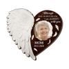 Right Here For You - Personalized Custom Car Visor Clip, Memorial Sympathy Gifts For Family Members, Personalized Car Picture Frame Visor Clip, Photo Holder Car Visor Clip, Bereavement Gifts view 1