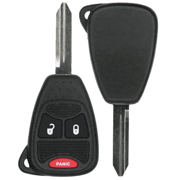 KEYS4LESS Replacement Keyless Remote Head Key Fob Compatible with Caliber 2007 FCC OHT692427AA OHT692713AA Part Number 56040649AC 56040649 05175789AA 05175786AA