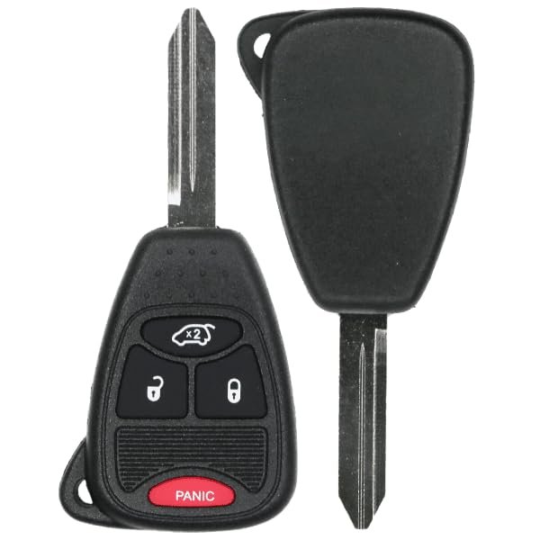 KEYS4LESS Replacement Keyless Remote Head Key Fob Compatible with Liberty 2009 FCC OHT692427AA OHT692713AA Part Number 56040649AC 56040649 05175789AA 05175786AA