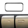 Real Premium Carbon Fiber Car Co-Pilot Side Glove Box Switch Frame Decal Compatible with VW Volkswagen Jetta 2012 2013 2014 2015 2016 2017 2018 Trim Interior Accessories Sticker Black view 1
