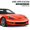 PEVAST Sun Visor Vanity Mirror Cover Compatible with Chevy Corvette C5 C6 Driver Side or Passenger Side Black Replacement Cover (C6) view 2
