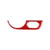 Car Headlight Switch Decal Driver Side Dash Sticker Real Quality Carbon Fiber Trim Compatible with VW Volkswagen Jetta 2012 2013 2014 2015 2016 2017 2018 Interior Accessories Decor Red view 2