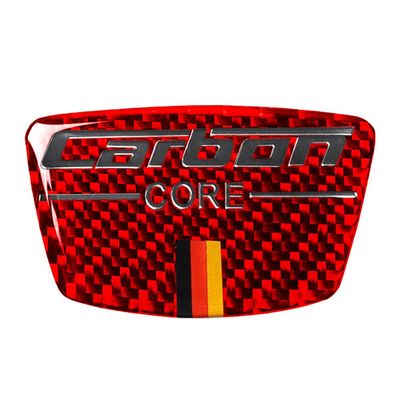 Cnfang4 Door Core B Column Emblem Pillar Anti-Collision Trim Post Cover Carbon Fiber Red For Universal for HONDA for Kawasaki for BMW for Suzuki Car