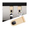 Mandark Car Co-Pilot Glovebox Hooks, Anti-Scratch Auto Co-Pilot Glove Box Hanger, Vehicle Interior Storage Organizer for Handbags Purses Coats, Universal for RV, SUV, Truck (Beige/Single Hooks) view 1